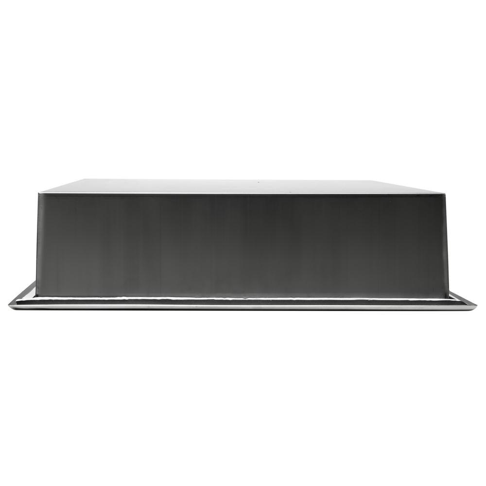 16 in. x 16 in. x 4 in. Niche in Polished Stainless Steel - Super Arbor