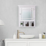 Teamson Home Neal 20 x 24.25 Surface Mount White Medicine Cabinet