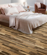 Congoleum AirStep Advantage Curious “Presents” Wood-Look Sheet Vinyl Sample (Cut-to-Length, 18-mil Wear Layer)