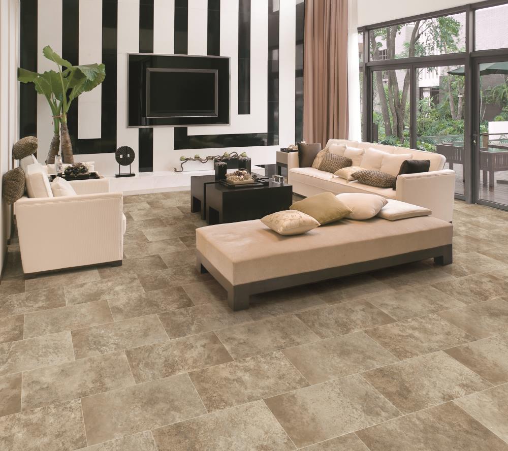 Congoleum AirStep Advantage Unwind Sunday Times Sheet Vinyl Sample (Cut-to-Length)