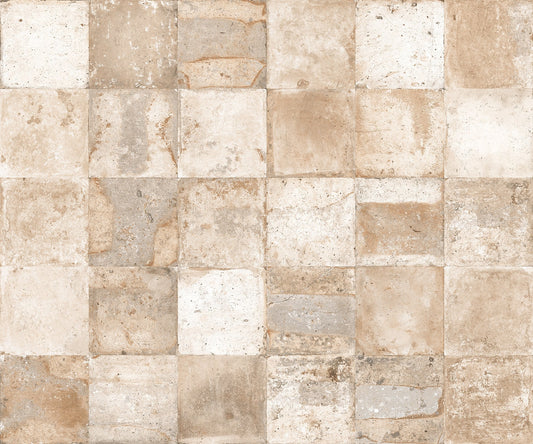 allen + roth Marbella Weathered Mediterranean 12-in x 12-in Glazed Porcelain Floor and Wall Tile product image