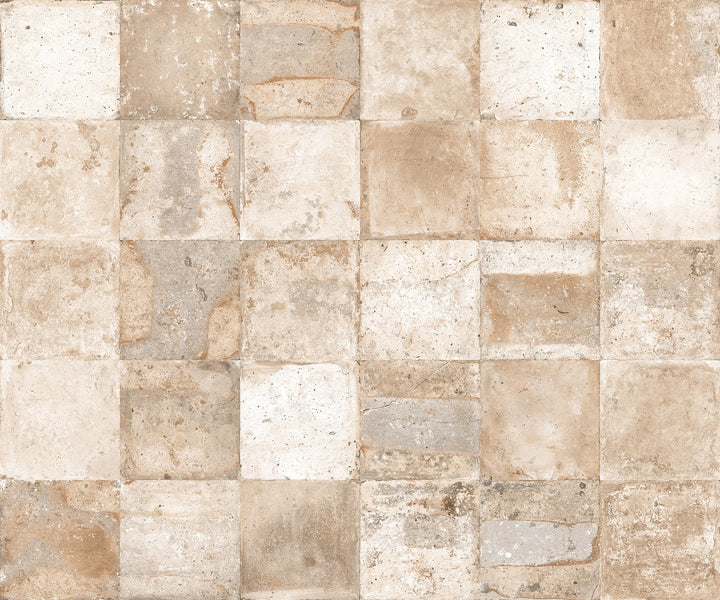 allen + roth Marbella Weathered Mediterranean 12-in x 12-in Glazed Porcelain Floor and Wall Tile product image