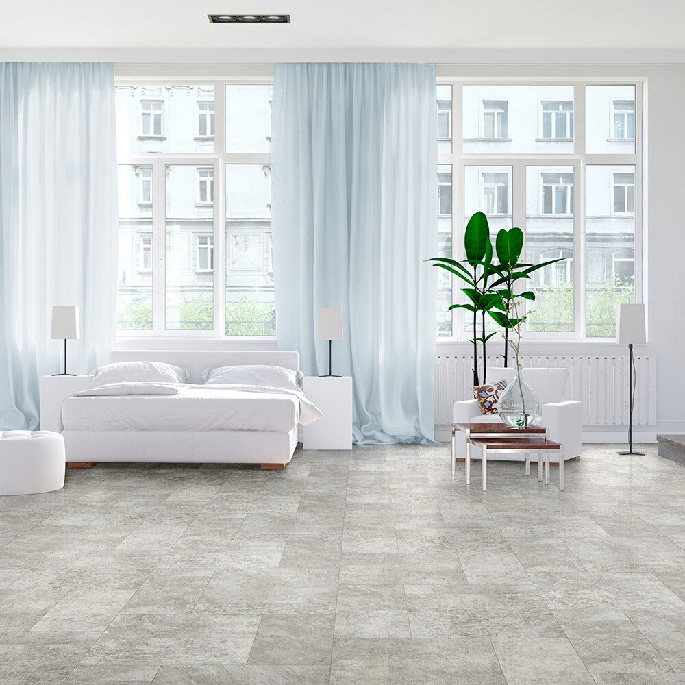 Congoleum AirStep Evolution Contour 12-ft W Cut-to-Length Highlight Stone Look Low-Gloss Sheet Vinyl Flooring