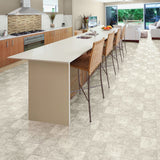 Congoleum (Sample) AirStep Plus Oxford Square London Fog Waterproof Stone Look Glue-Down Sheet Vinyl