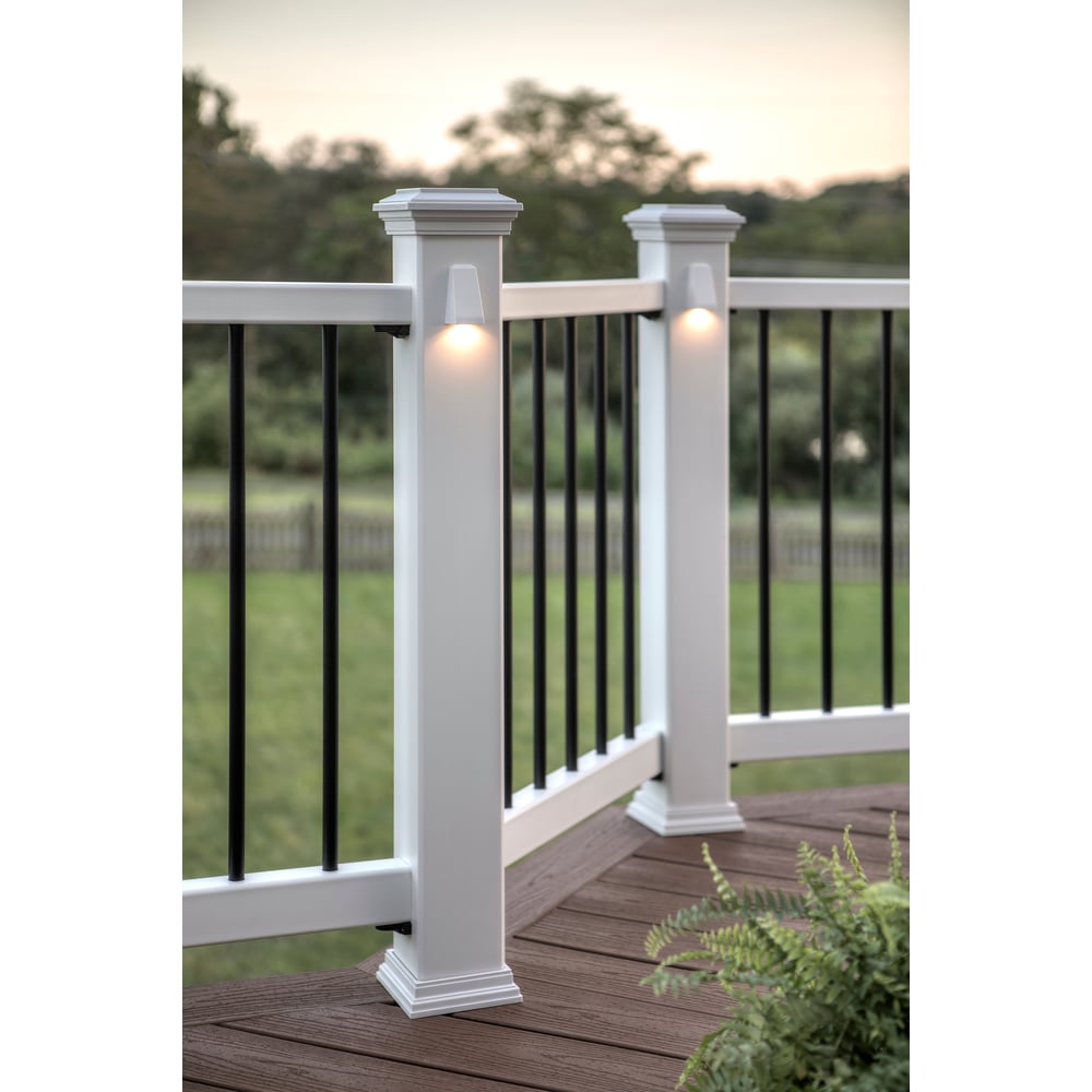 Trex 6-in x 6-in Classic White Composite Deck Post Base Trim