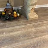 Deco Products HydroStop Miami Waves Vinyl Plank Sample, 7 in x 6 in, 20‑mil Wear Layer