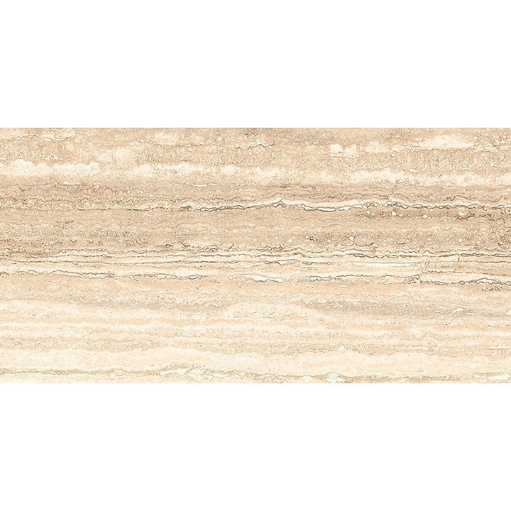 Style Selections Torin Beige 12-in x 24-in Polished Porcelain Marble Look Tile (1.93-sq. ft/ Piece)