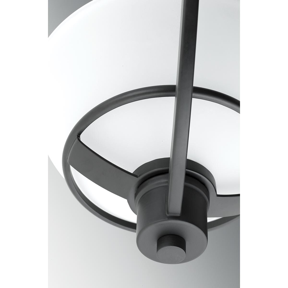 Progress Lighting Domain 4-Light Black Industrial Chandelier