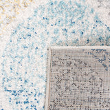 Safavieh Madison Westmont 7 x 7 Ivory/Blue Square Indoor Trellis Vintage Area Rug