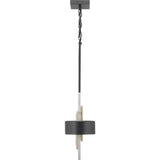Progress Lighting Adagio 6-Light Matte Black Modern/Contemporary Chandelier