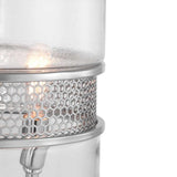 Progress Lighting Cayce 3-Light Polished Chrome Mid-century Clear Glass Urn Mini Hanging Pendant Light