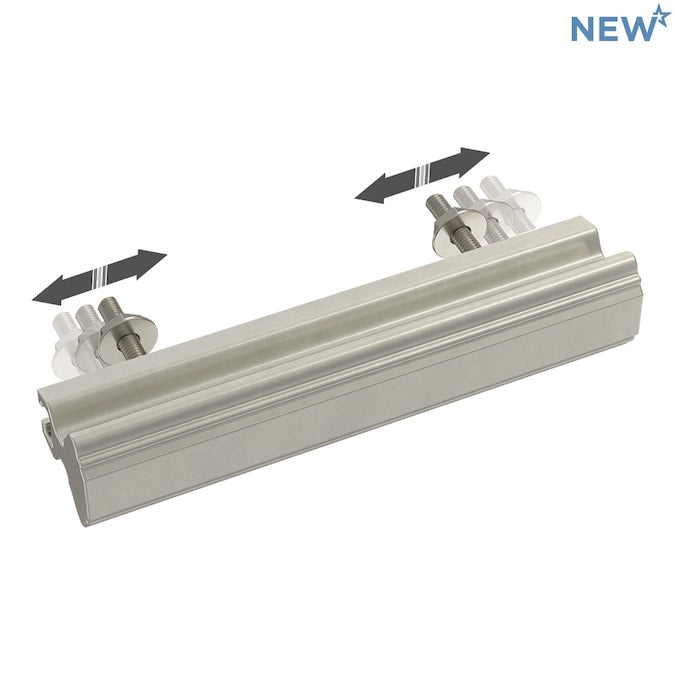 Brainerd Classic Contour Adjusta-Pull (51 Mm To 224 mm) Center to Center Adjustable Rectangular Handle Drawer Pull