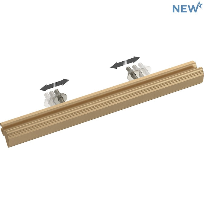 Brainerd Classic Contour Adjusta-Pull (51 Mm To 224 mm) Center to Center Adjustable Rectangular Handle Drawer Pull