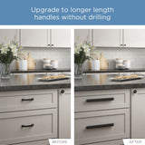 Brainerd Casual Column Adjusta-Pull (51 Mm To 224 mm) Center to Center Adjustable Rectangular Handle Drawer Pull