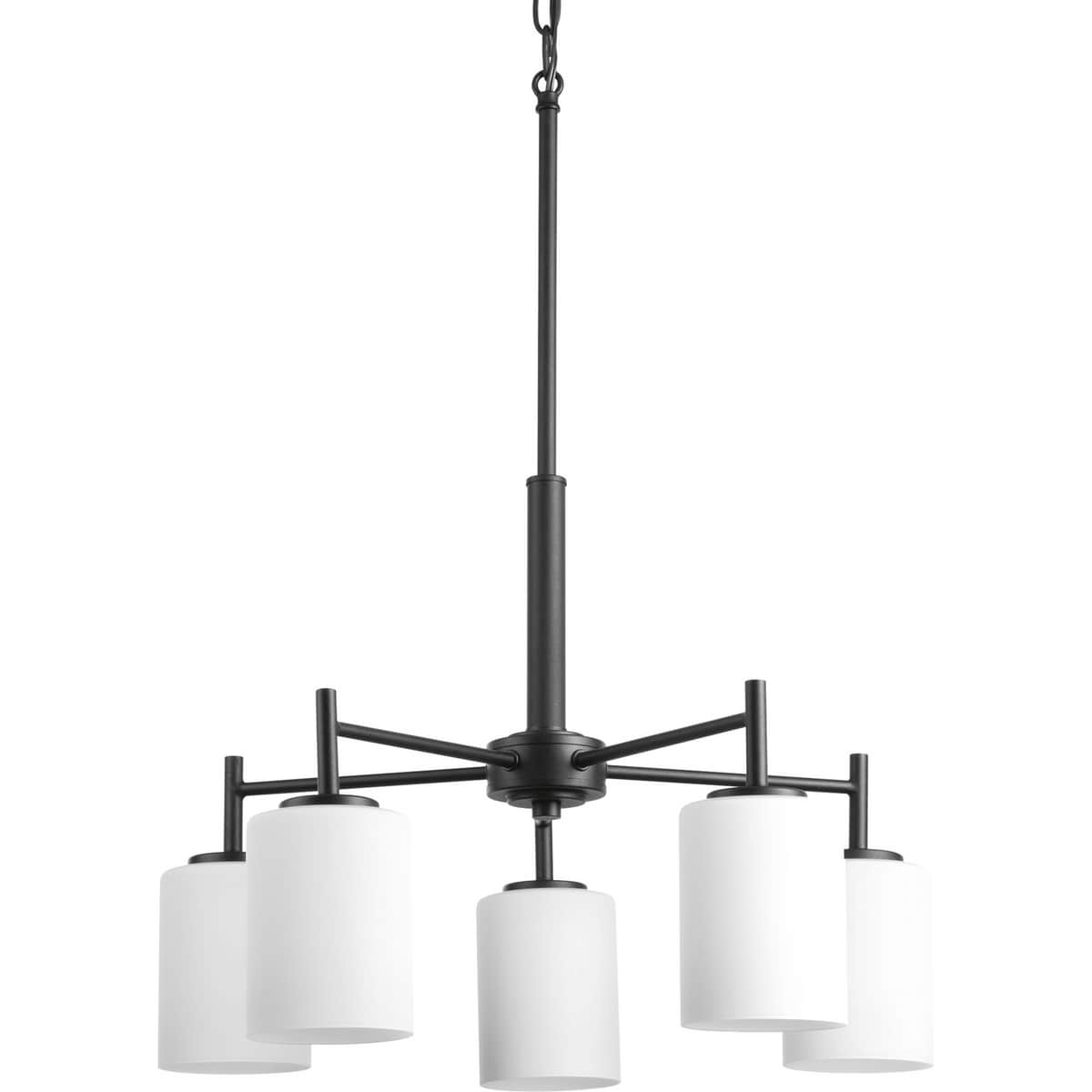 Progress Lighting Replay 5-Light Black Modern/Contemporary Chandelier
