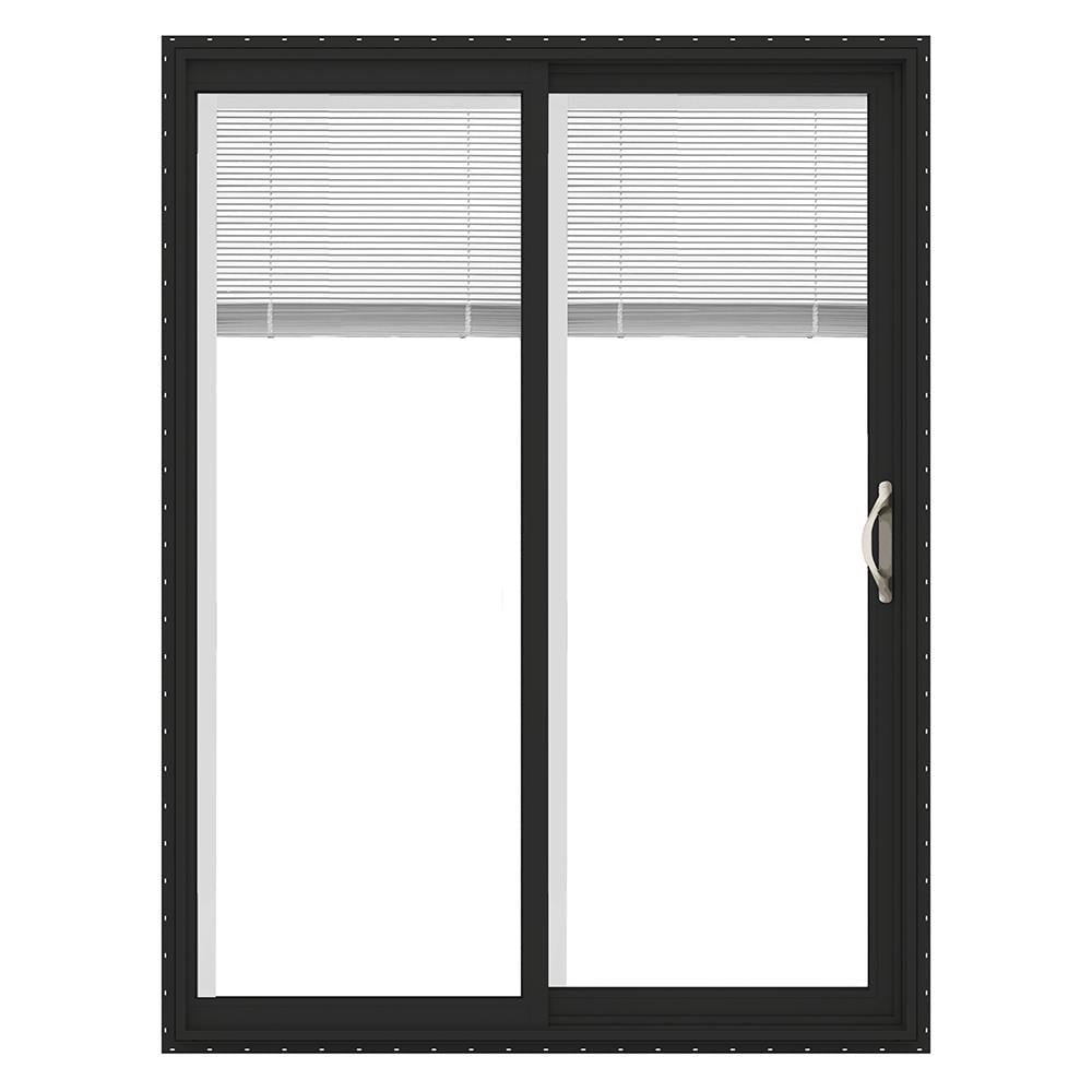 JELD-WEN 60-in x 80-in Vinyl Sliding, Right-hand sliding – primary product view