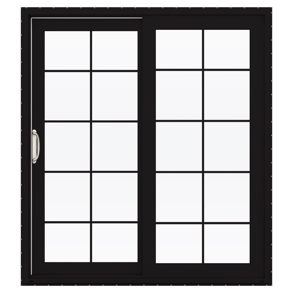 JELD-WEN 72-in x 80-in Vinyl Sliding, Left-hand sliding – primary product view