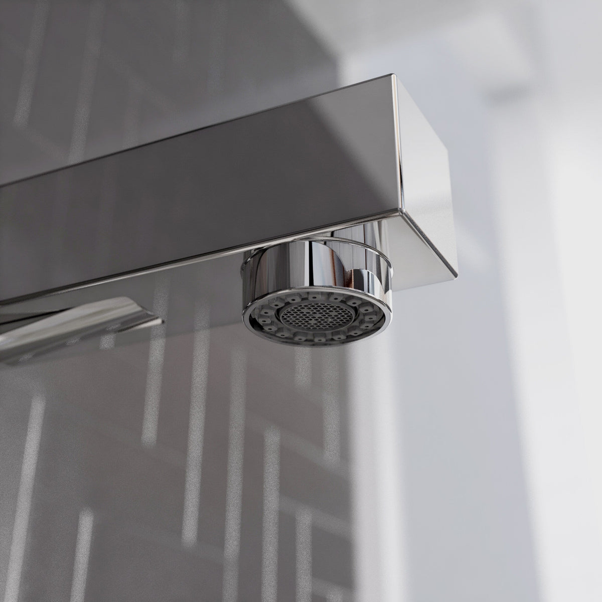 Keeney Polished Chrome 1-Handle Deck-Mount Pull-Out Kitchen Faucet