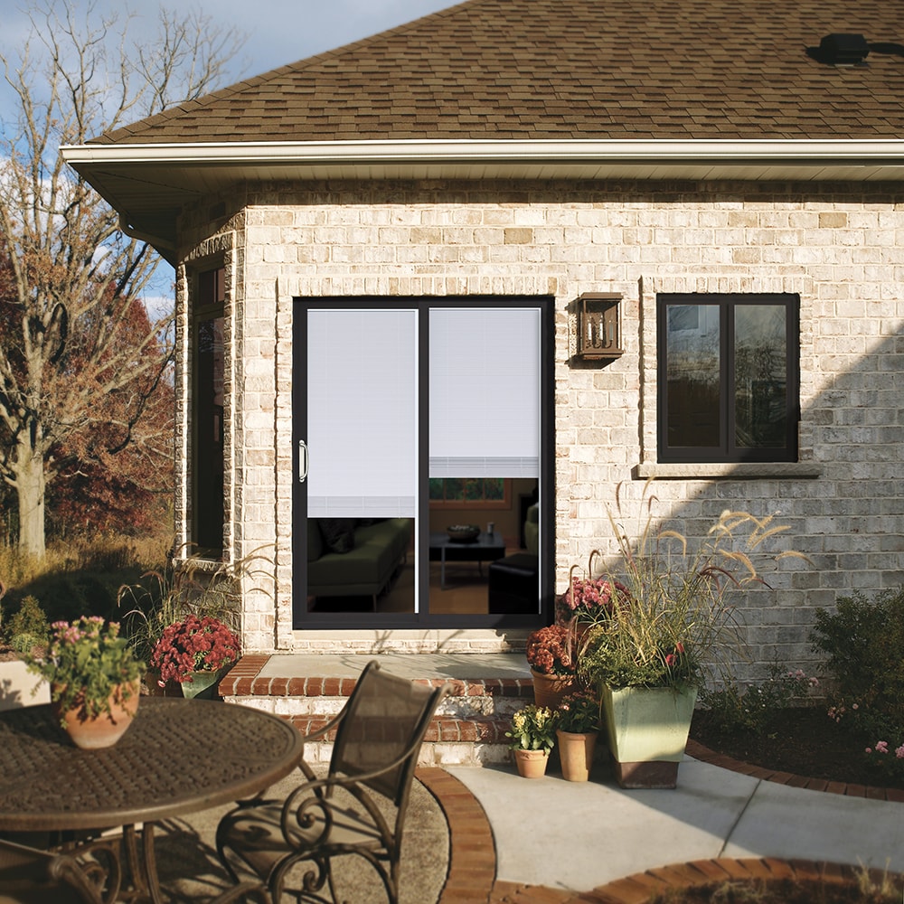 JELD-WEN 72-in x 80-in Vinyl Sliding, Left-hand sliding – additional view 3