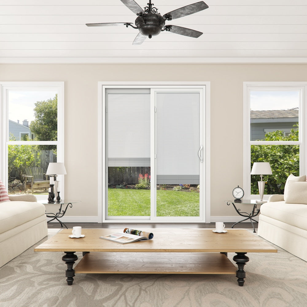 JELD-WEN 72-in x 80-in Vinyl Sliding, Left-hand sliding – additional view 8