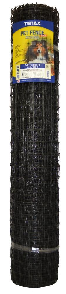 Tenax Black Plastic Extruded Mesh Rolled Fencing 2-in x 2-in