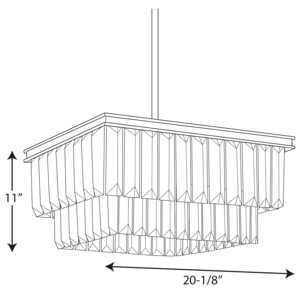 Progress Lighting Glimmer 4-Light Aged Bronze Farmhouse Clear Glass Linear Medium Hanging Kitchen Island Light