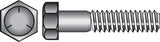Hillman 1/4 in. Diameter x 3/4 in. Length Heat-Treated Zinc Steel Hex Head Cap Screws, Fine Thread, Grade 5 (100-Pack)