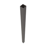 Freedom 4.25-in x 4.25-in x 9-ft Matte Bronze Aluminum Deck Post