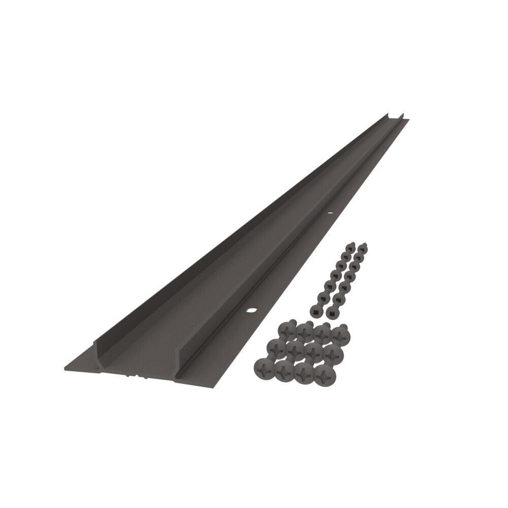 Freedom 69.25-in x 3.5-in VersaRail Matte Bronze Aluminum Line Connector
