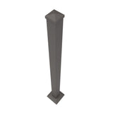 Freedom 2.5-in x 2.5-in x 4-ft Matte Bronze Aluminum Deck Post