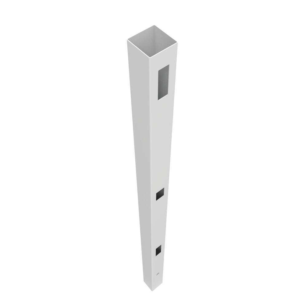 Freedom Oakworth 8.5-ft H x 5-in W White Vinyl End Fence Post (Unassembled)