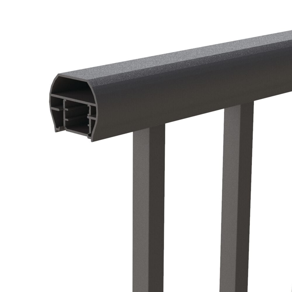Freedom VersaRail Winchester 6-ft x 36-in Matte Bronze Aluminum Deck Stair Rail Kit