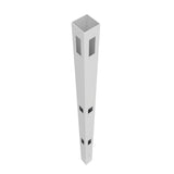 Freedom Oakworth 8.5-ft H x 5-in W White Vinyl Corner Fence Post (Assembled)