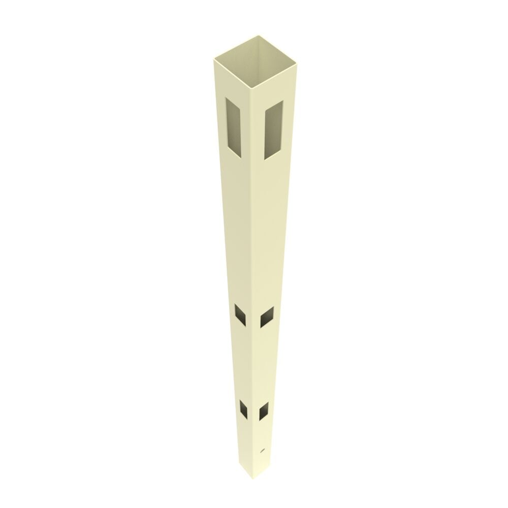 Freedom Birchdale 9-ft H x 5-in W Sand Vinyl Corner Fence Post (Unassembled)