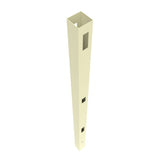 Freedom Birchdale 9-ft H x 5-in W Sand Vinyl Line Fence Post (Unassembled)