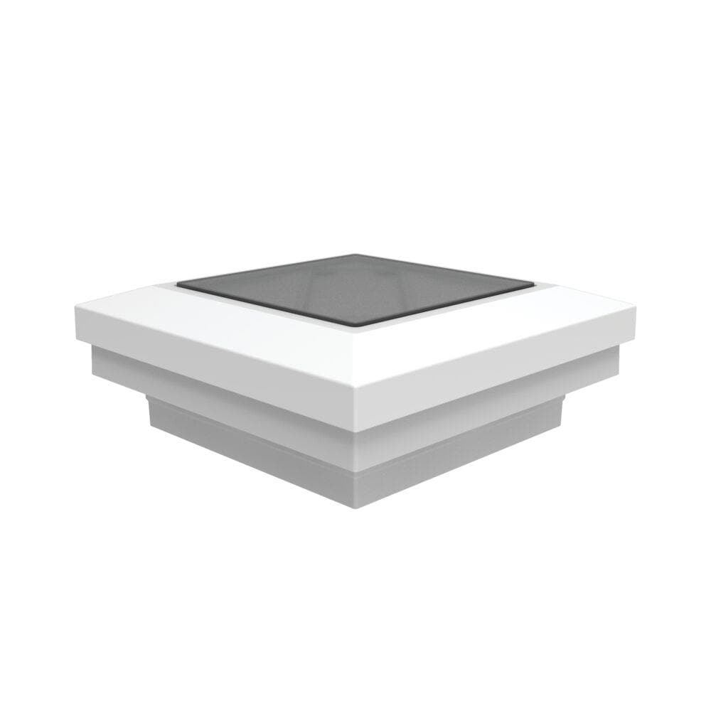 Freedom 6-Lumen 3-Watt White Low Voltage Solar LED Outdoor Post Cap Light (5000 K)