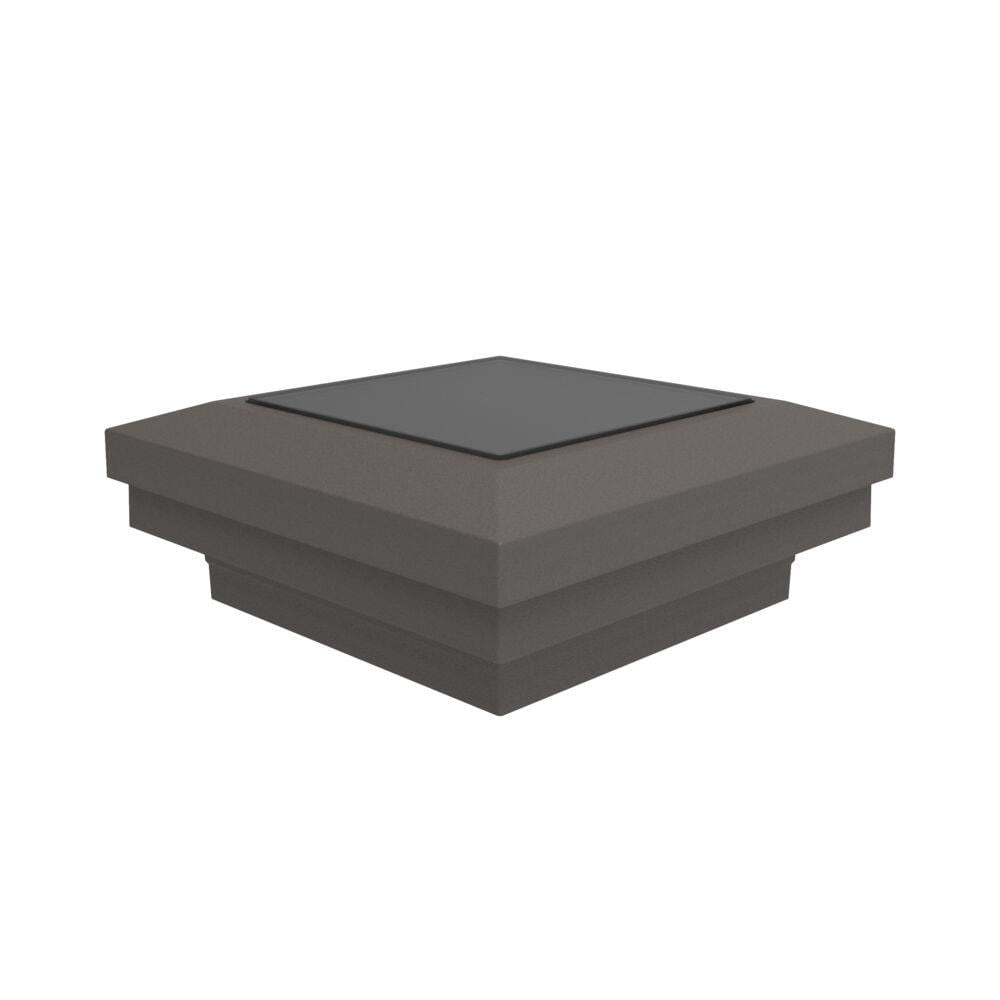 Freedom 3-in x 3-in Matte Bronze Aluminum Deck Post Cap