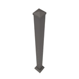 Freedom 2.5-in x 2.5-in x 4-ft Matte Bronze Aluminum Deck Post