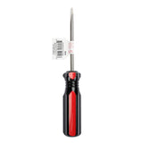 Project Source Plastic Handle Magnetic 1/4-in Slottedhead Screwdriver