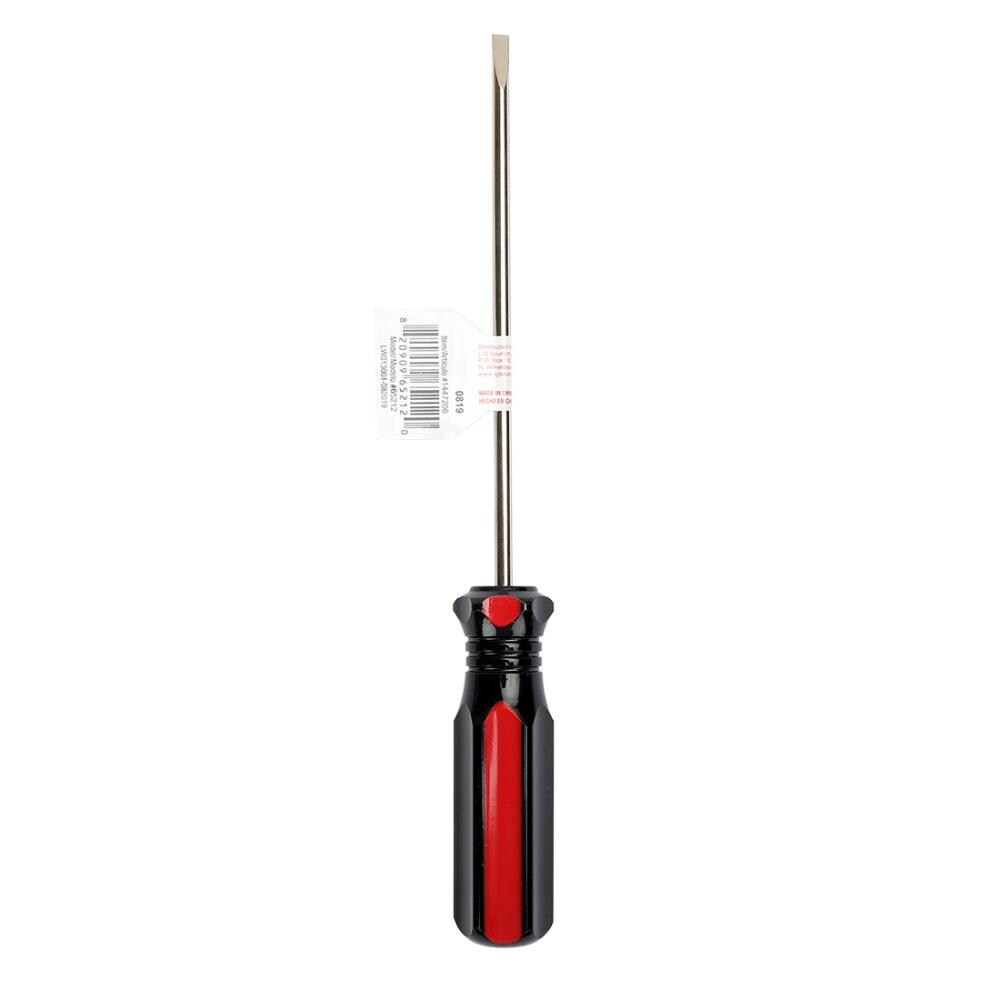 Project Source Plastic Handle Magnetic 3/16-in Slottedhead Screwdriver, 6-in Shaft