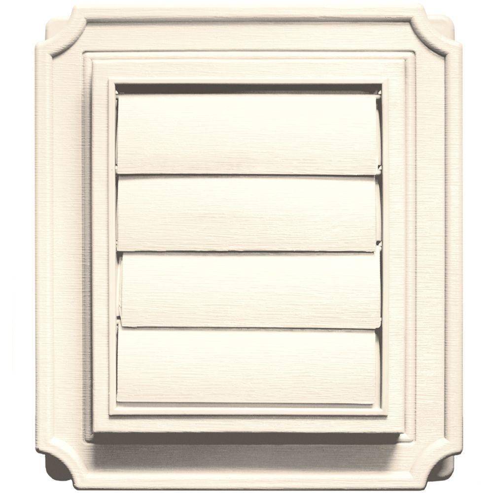 Scalloped Siding Exhaust Vent #021-Sandstone Beige - Super Arbor