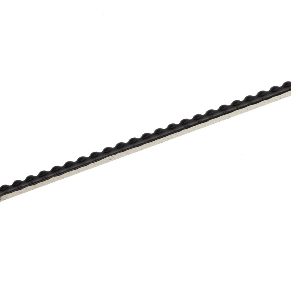 American Olean Linea Black Gloss Ceramic Border Tile, Pencil Liner (1/2-in x 8-1/2-in)