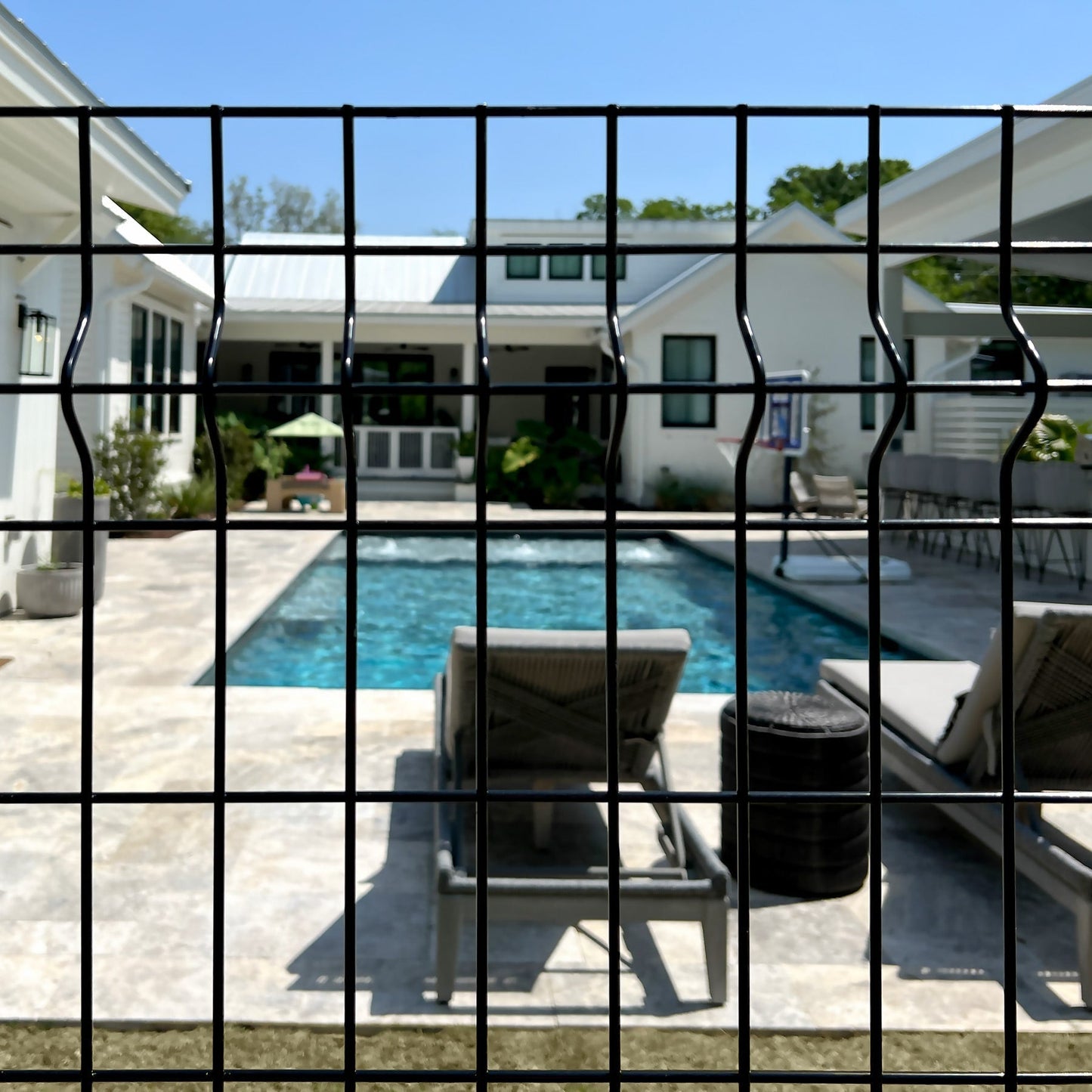 Ironcraft Euro 6-ft W Black Steel Yard Fence Panel
