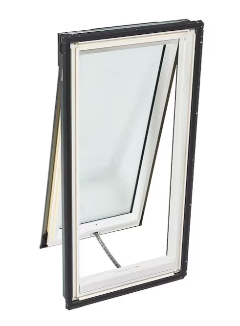 VELUX 21-in x 45.75-in Solar-powered Venting Deck Mount Skylight with Laminated Low-e Argon Glass