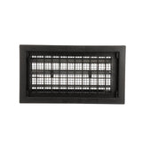 16 in. x 8 in. Automatic Foundation Vent in Black (10 Vents per Carton) - Super Arbor