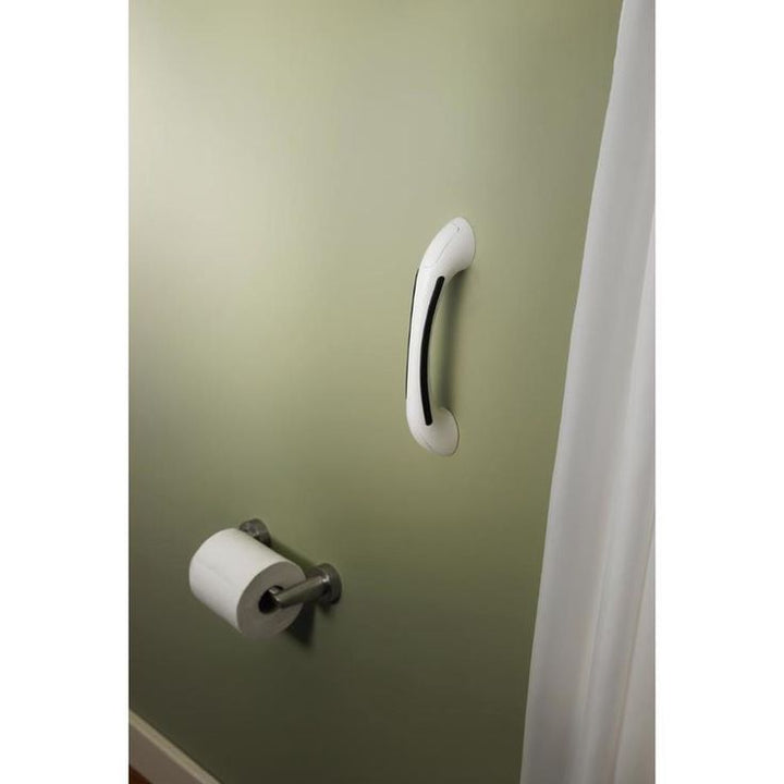 Delta  500 Series 9-in White Wall Mount Grab Bar