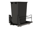 Rev-A-Shelf 35-Quart Plastic Soft-Close Pull-Out Trash Can, 53WC Series