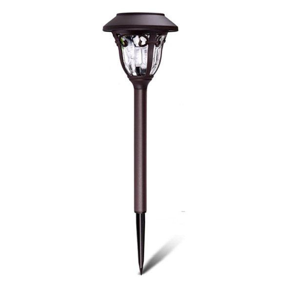 Portfolio 2-Pack Portfolio Solar Path Light 20Brighter (24-Lumen) Bronze Solar LED Path Light Kit - Super Arbor