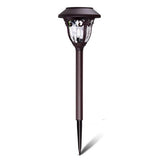 Portfolio 2-Pack Portfolio Solar Path Light 20Brighter (24-Lumen) Bronze Solar LED Path Light Kit - Super Arbor