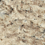 Transolid 49-in Giallo Ornamental Granite Single Sink Bathroom Vanity Top with Backsplash and Undermount Oval Sink